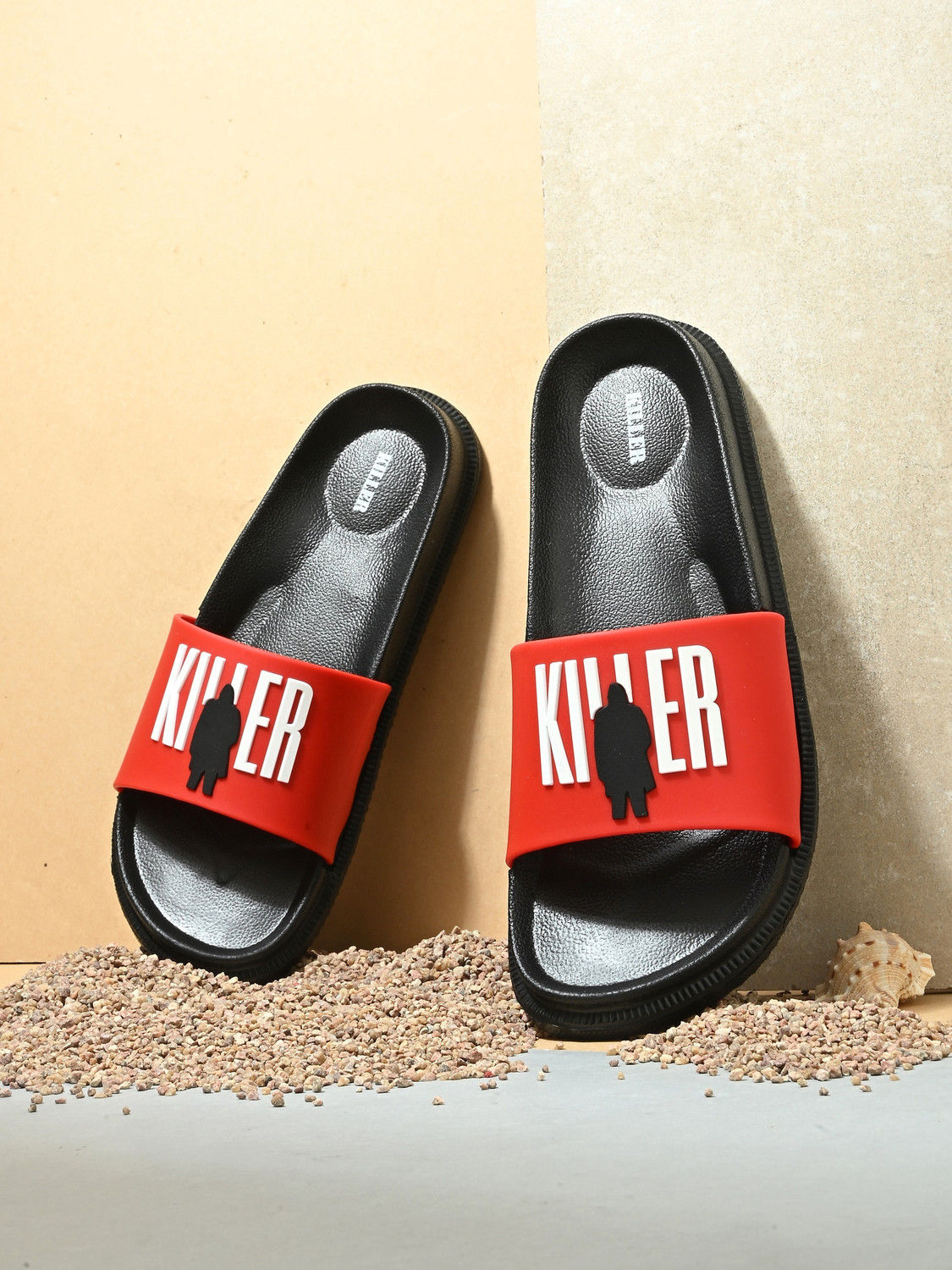Image of KILLER Men Soft Comfortable Chappal Casual Lightweight Men Slippers for Daily Wear Slides
