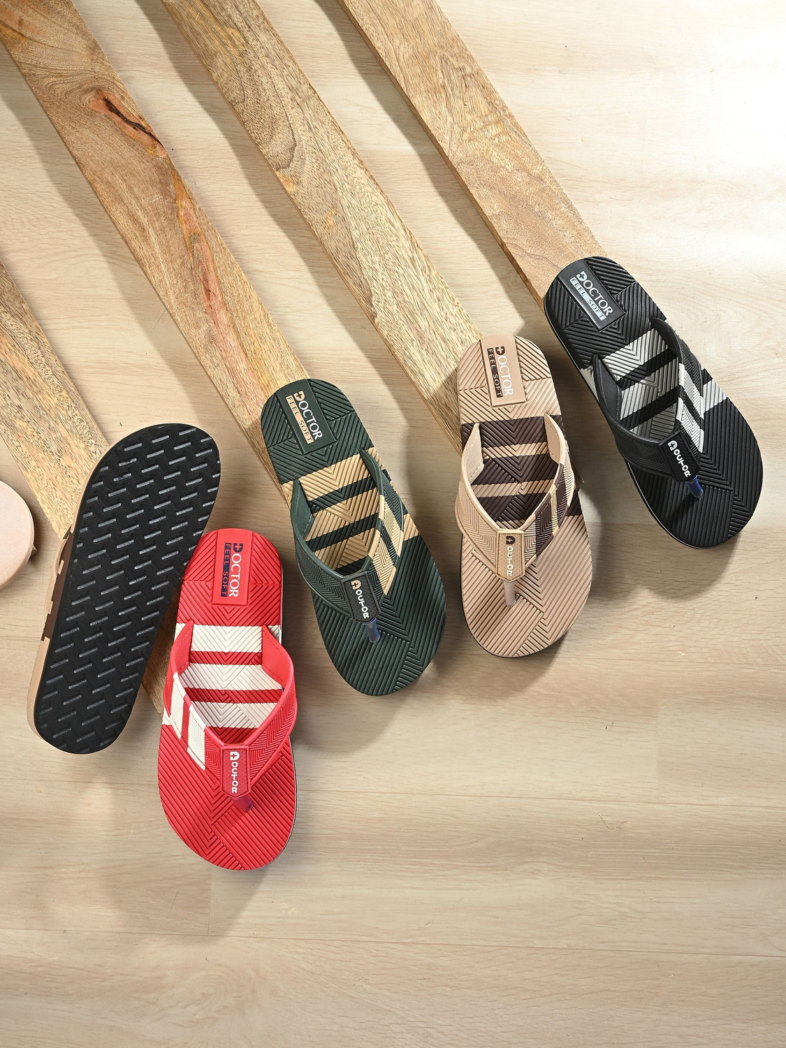 Image of DOCTOR FEEL SOFT Men Doctor Recommended Orthopedic Slippers for Men | Soft Feel Slippers