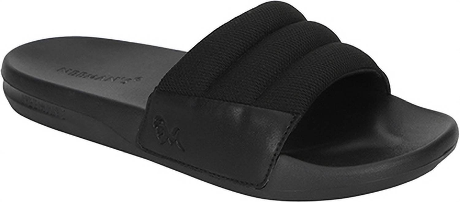 Neemans Men Black Slides - Image 2