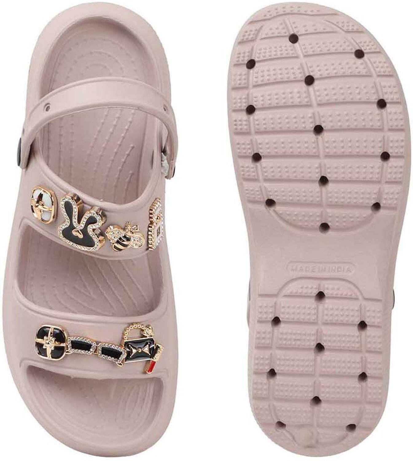 Image of Snuggo Women Flip Flops (Beige, 8)