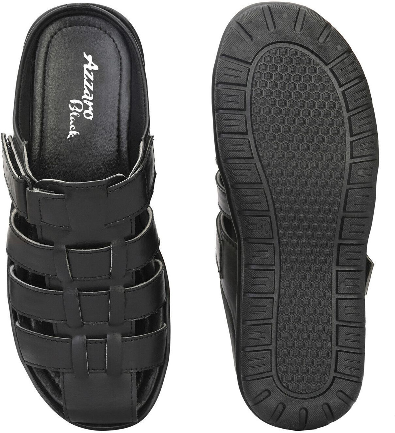Image of Azzaro Black Men Slippers