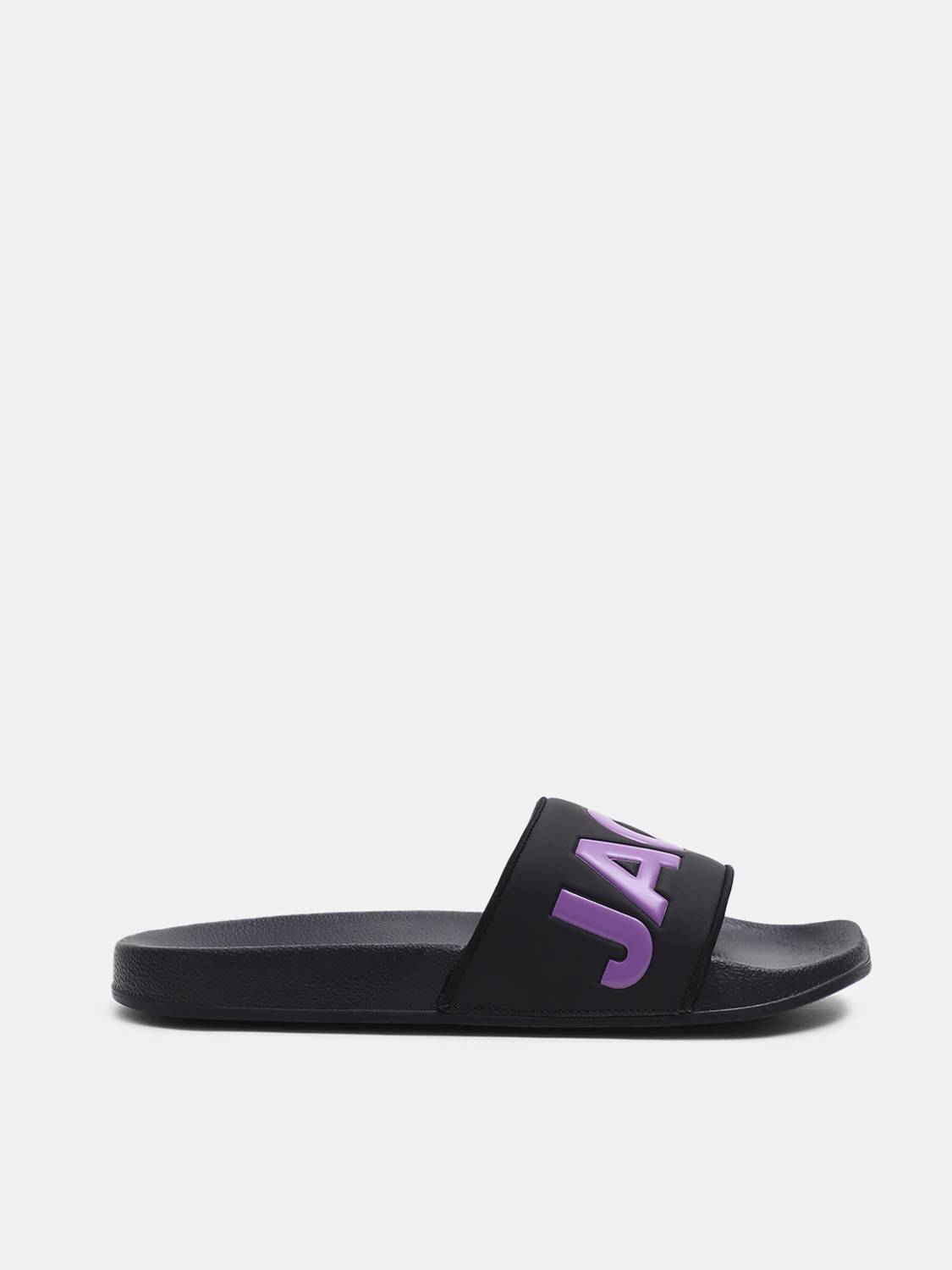 JACK & JONES Men Black Slides - Image 2