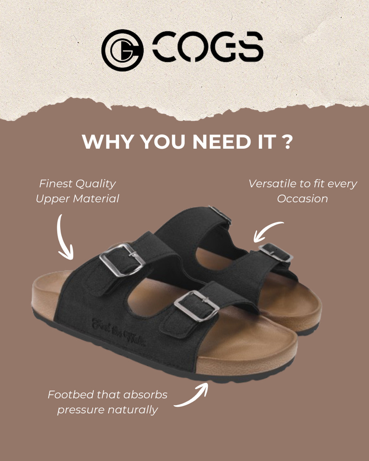 Image of Cogs Men Flip Flops