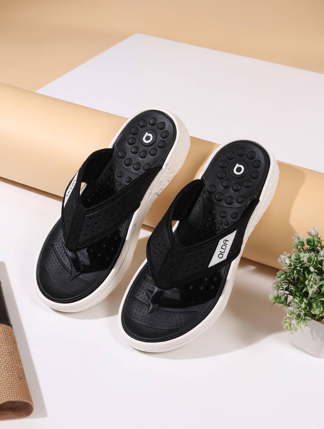 Alda Men Synthetic|Lightweight|Comfort|All Seasons|Trendy|Outdoor|Slipper Men Flip Flops Slippers
