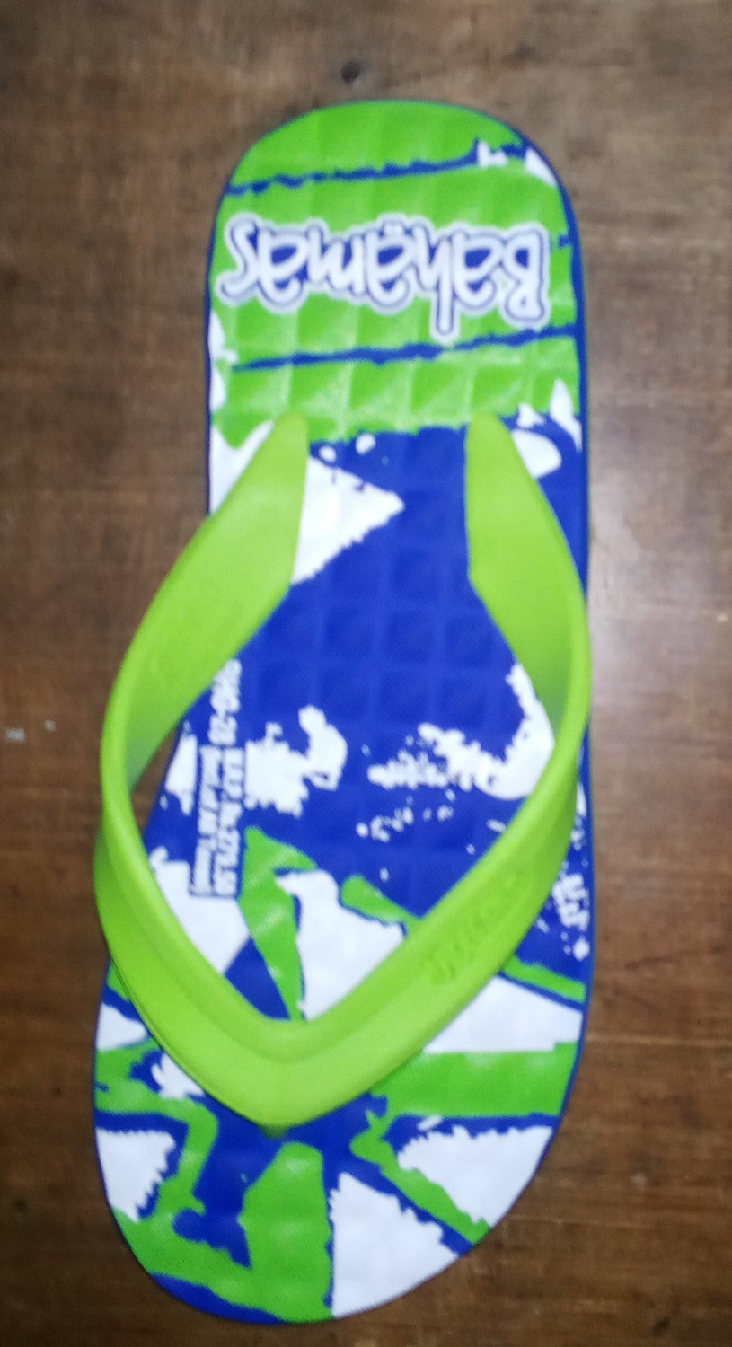 Image of Relaxo Men Flip Flops (Green, 10)