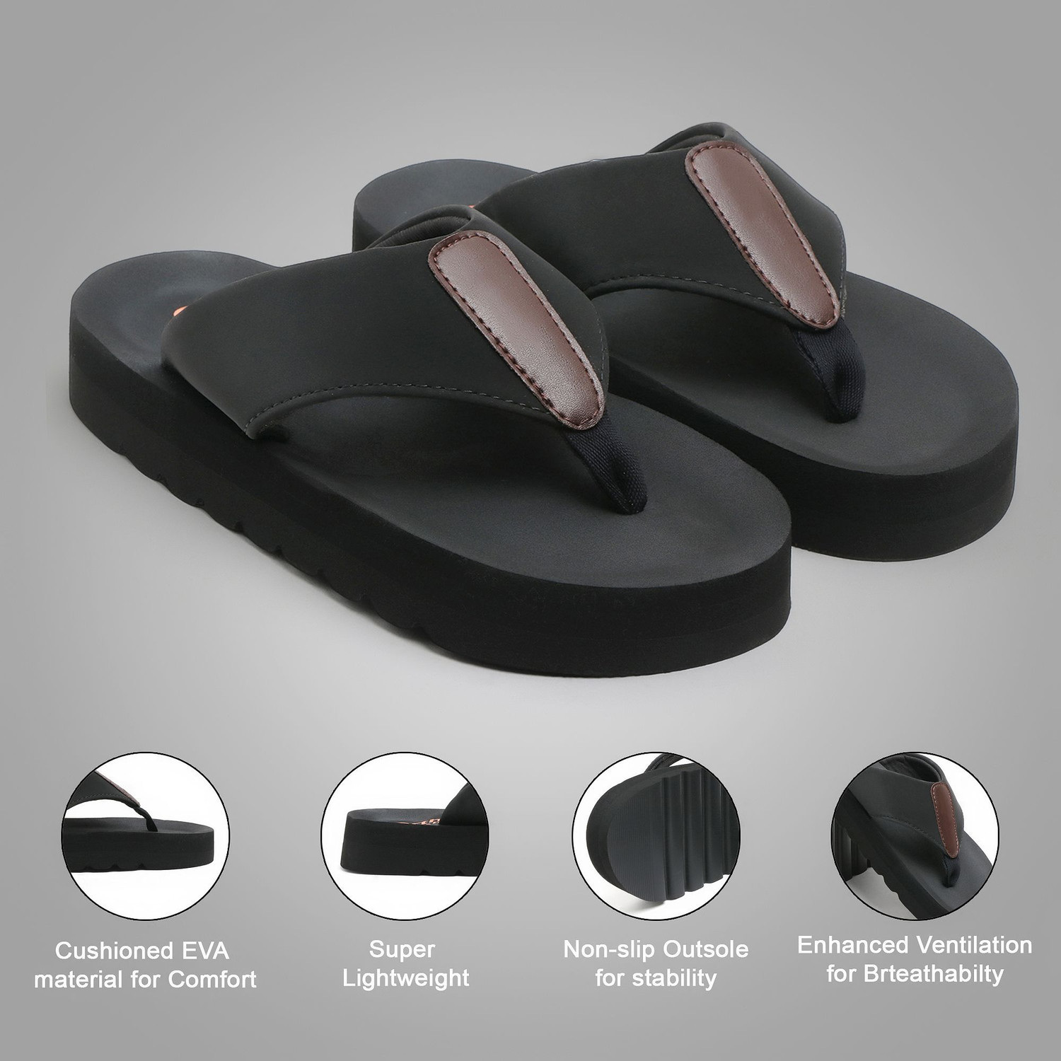 Image of AROSY Men Flip Flops