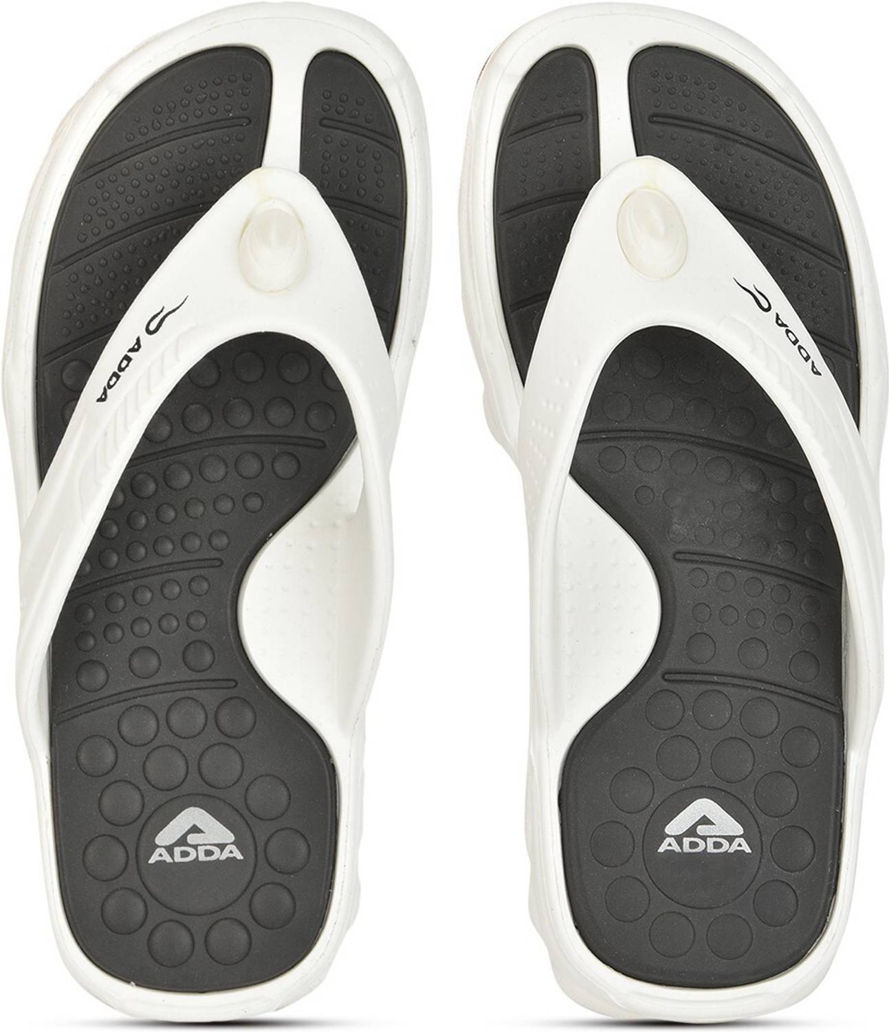 Adda Men Black Flip Flops - Image 3