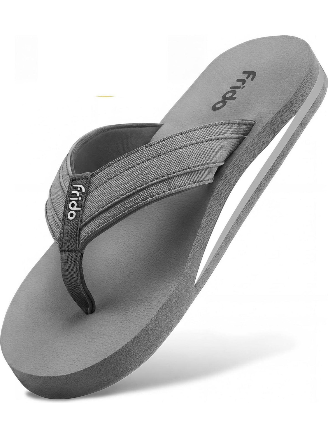 Image of Frido Unisex Cloud Comfort Arch Support Orthopedic Soft Home Chappal with Anti-Skid Sole Slippers