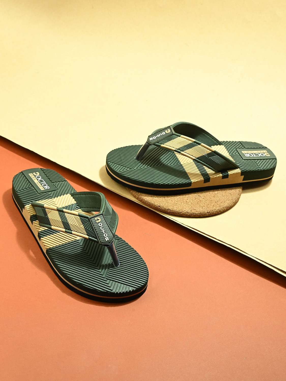 Image of DOCTOR FEEL SOFT Men Doctor Recommended Orthopedic Slippers for Men | Soft Feel Slippers