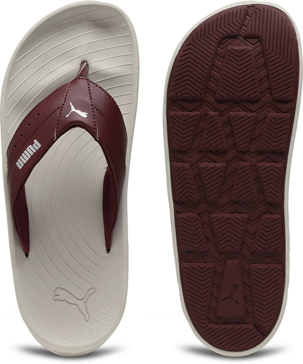 PUMA Men Red Flip Flops - Image 5