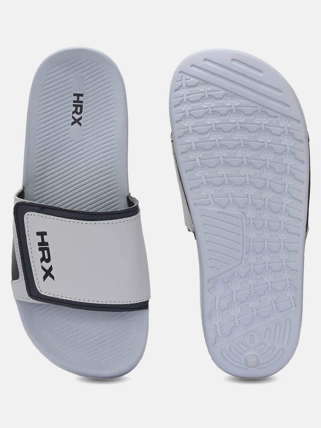 HRX by Hrithik Roshan Men Gray Flip Flops - Image 5