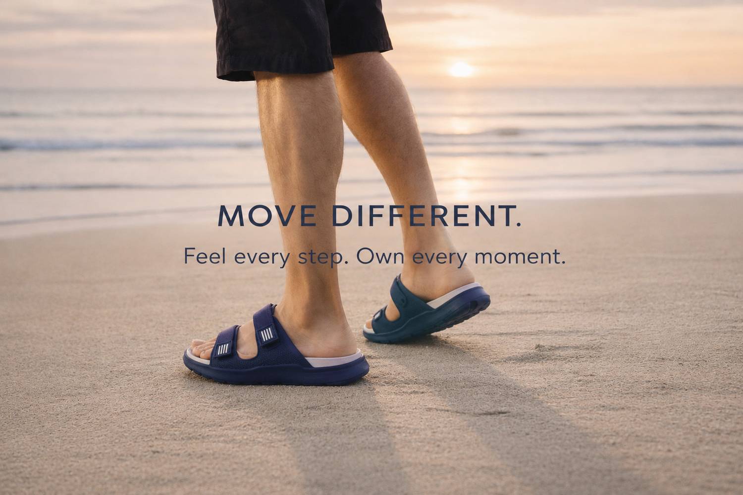 NOBELITE Men Blue Flip Flops - Image 2