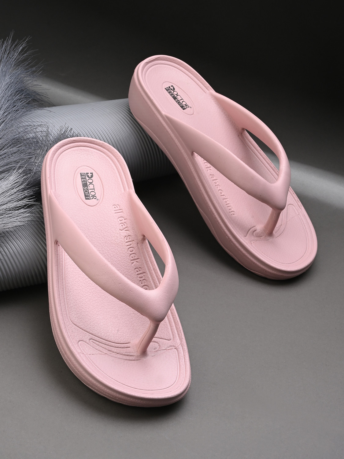 Image of DOCTOR FEEL SOFT Women Slippers Lightweight Soft Cushion Sole for Comfortable Daily Walking Use! Slippers