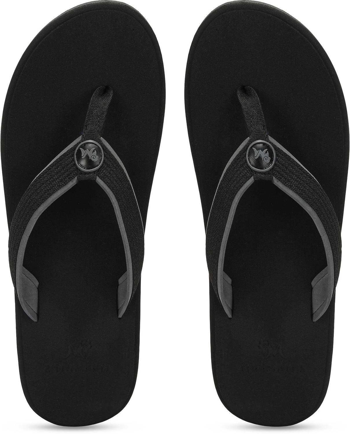 Neemans Men Black Flip Flops - Image 4