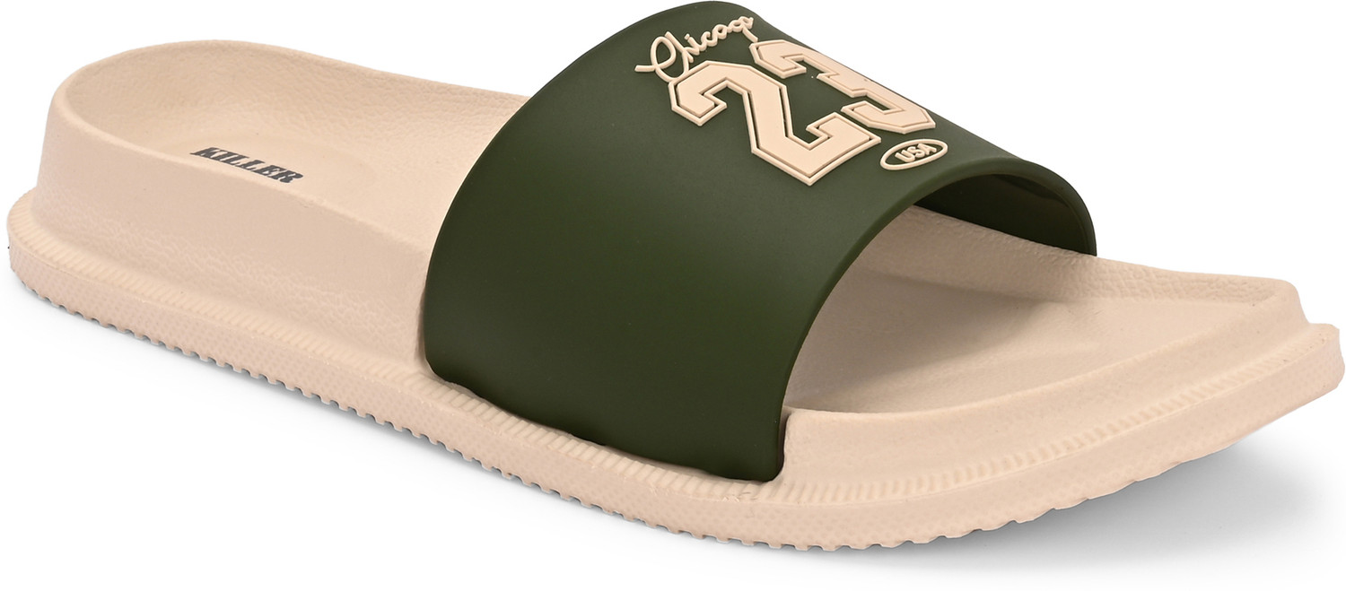 Image of KILLER Men Soft Comfortable Chappal Casual Lightweight Men Slippers for Daily Wear Slides