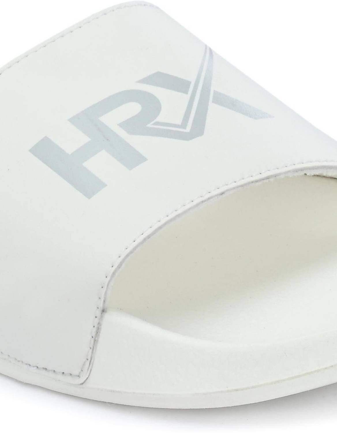 HRX by Hrithik Roshan Men White Slides - Image 3