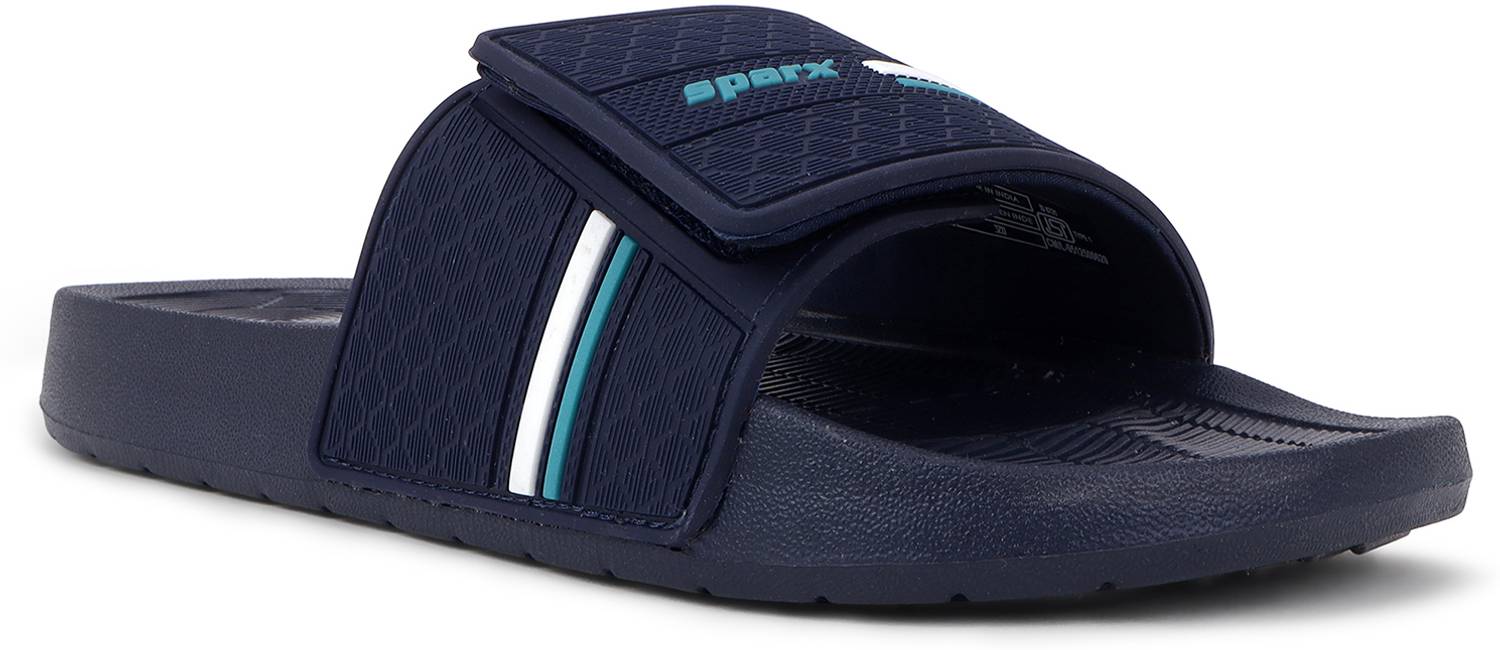 Sparx Men Blue Slides - Image 2