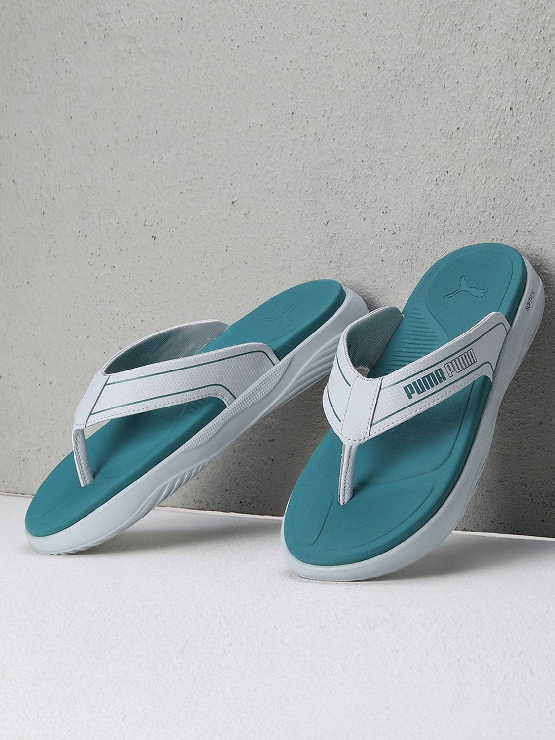 PUMA Men Softride Seave V1 Flip Flops Gray - Image 2