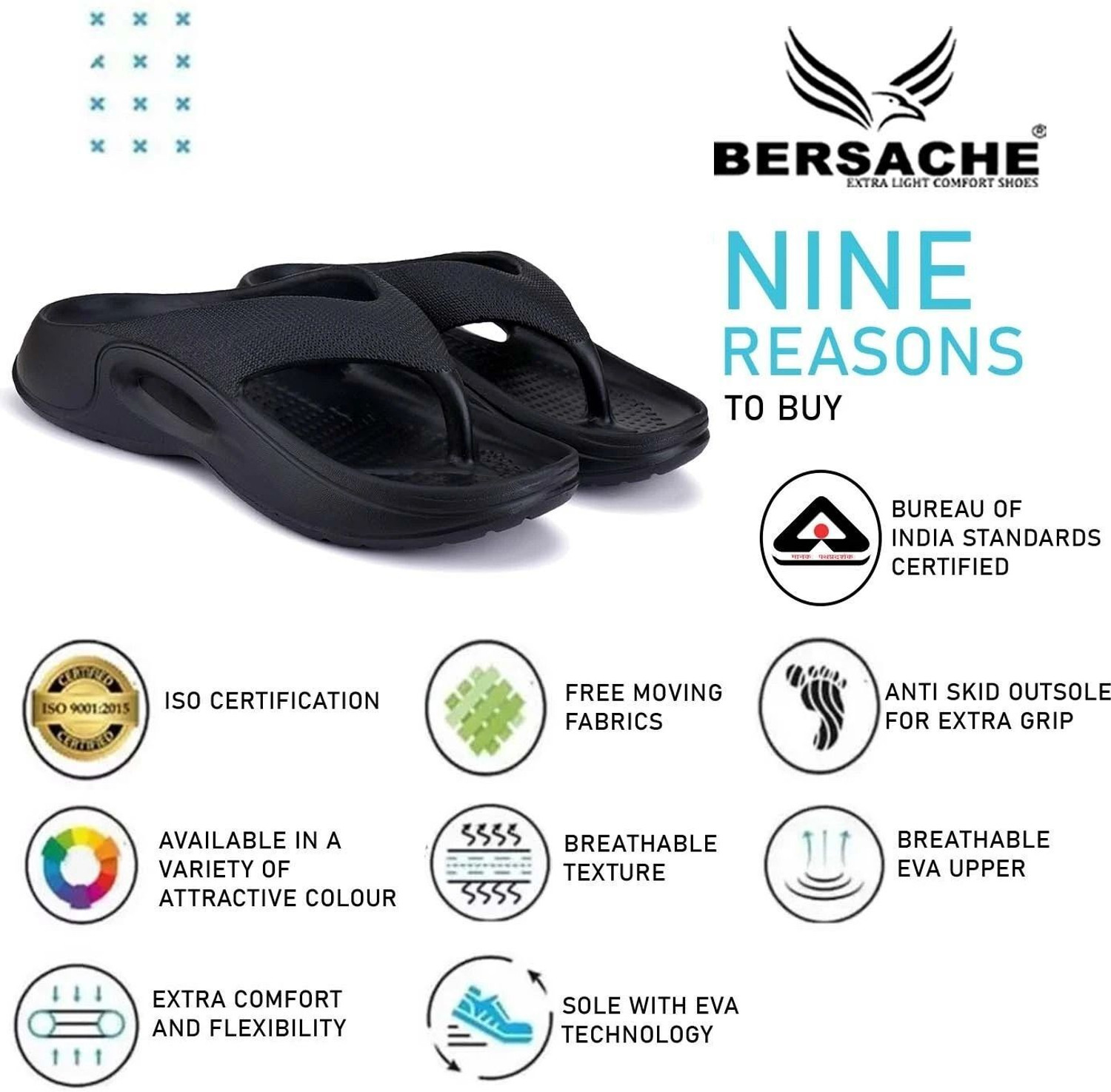 Image of BERSACHE Men Flip Flops