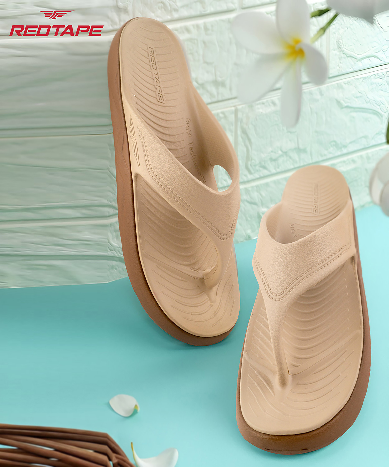 Image of RED TAPE Women Flip Flops