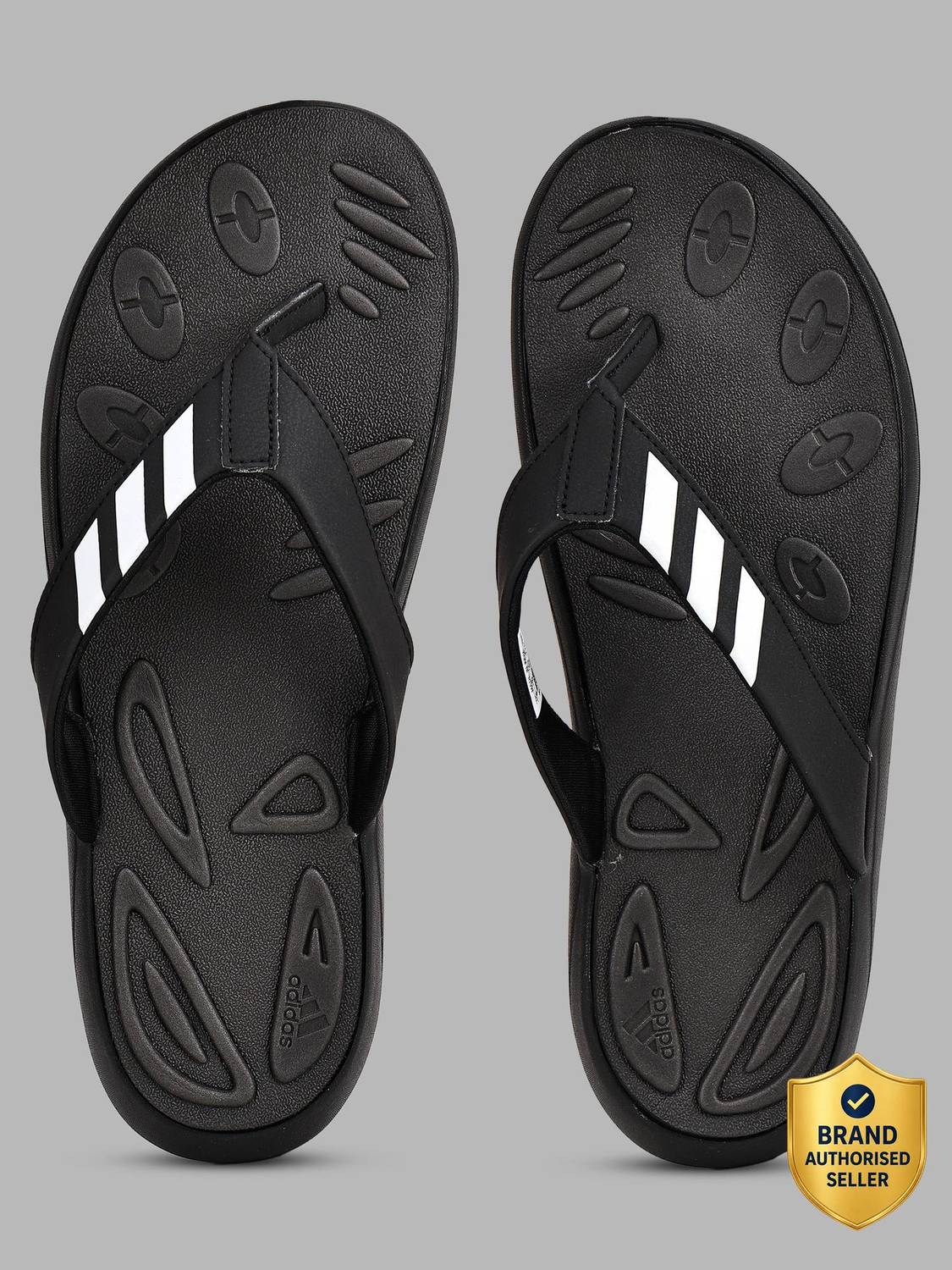 ADIDAS Unisex Black Flip Flops