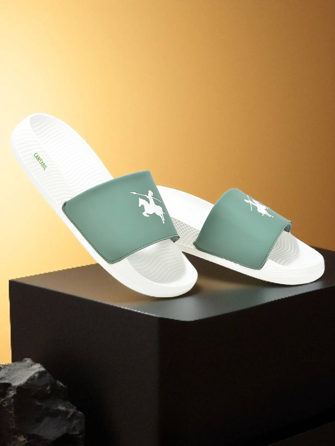 CANTABIL Men Slides White - Image 1