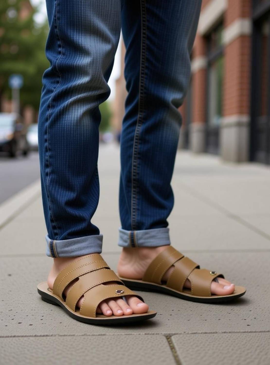 CALCADOS Men Flip Flops