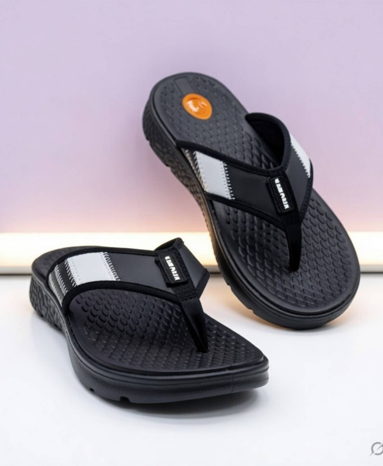 jootiyapa Men Black Slippers - Image 1