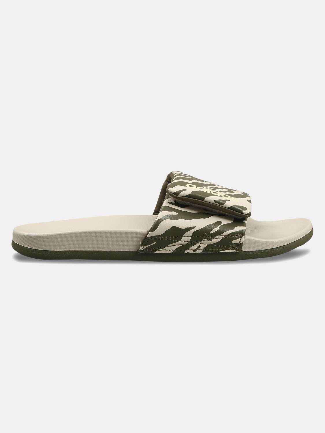 ADIDAS Unisex Beige Slides - Image 3