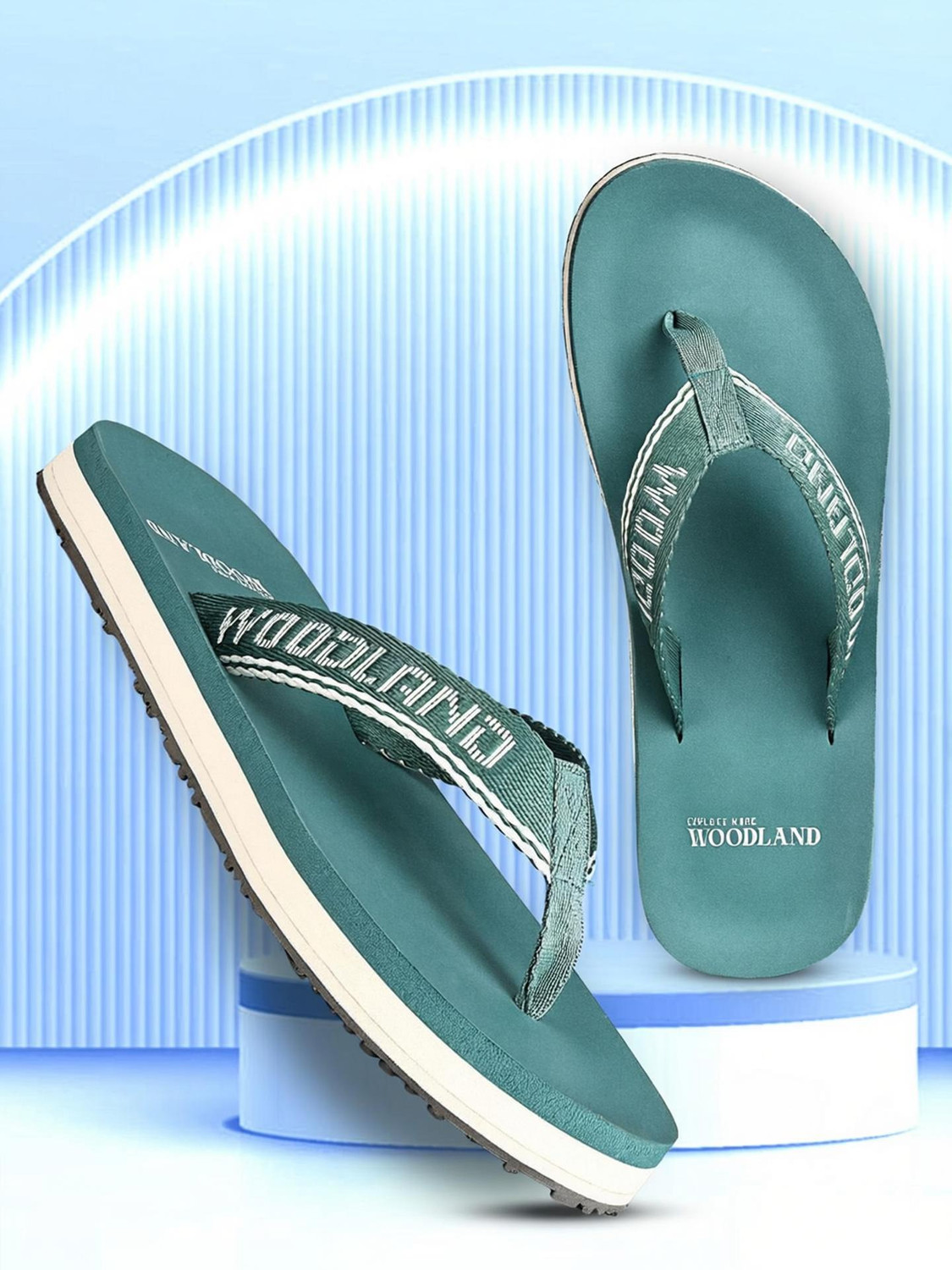 Image of WOODLAND Men Lightweight Comfortable Casual Summer Wear Slippers