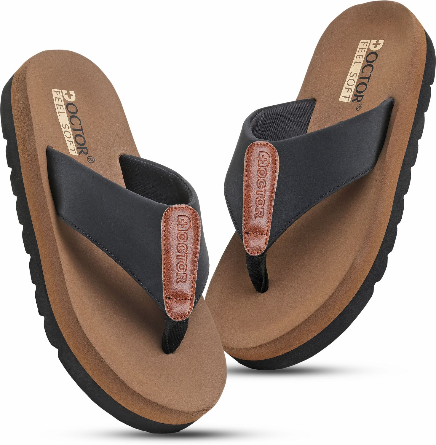 Image of DOCTOR FEEL SOFT Men Men Orthopedic Slippers for Men Flexible Soft Cushion Sole Slippers Slippers
