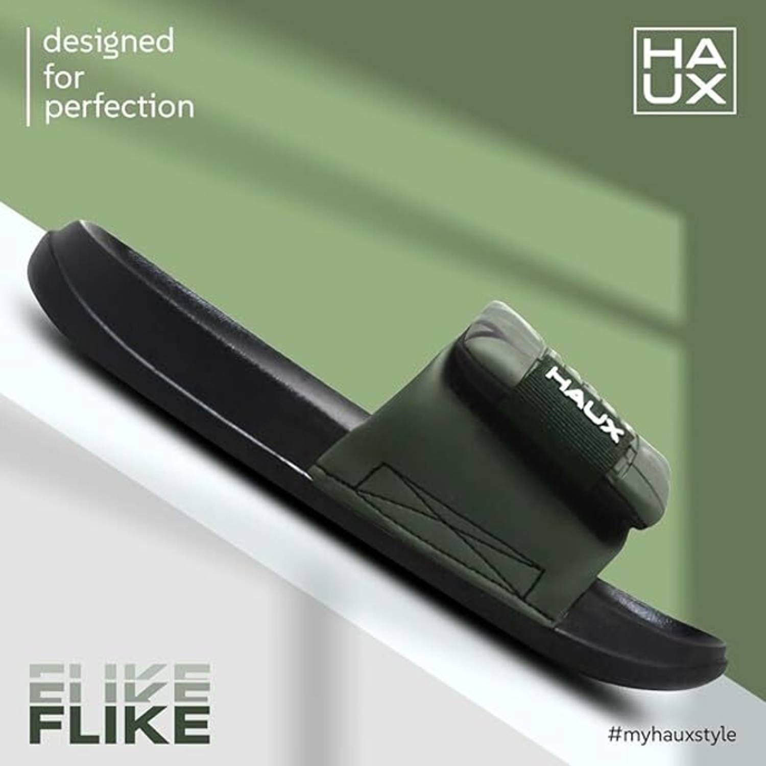 Haux Men Green Flip Flops - Image 4