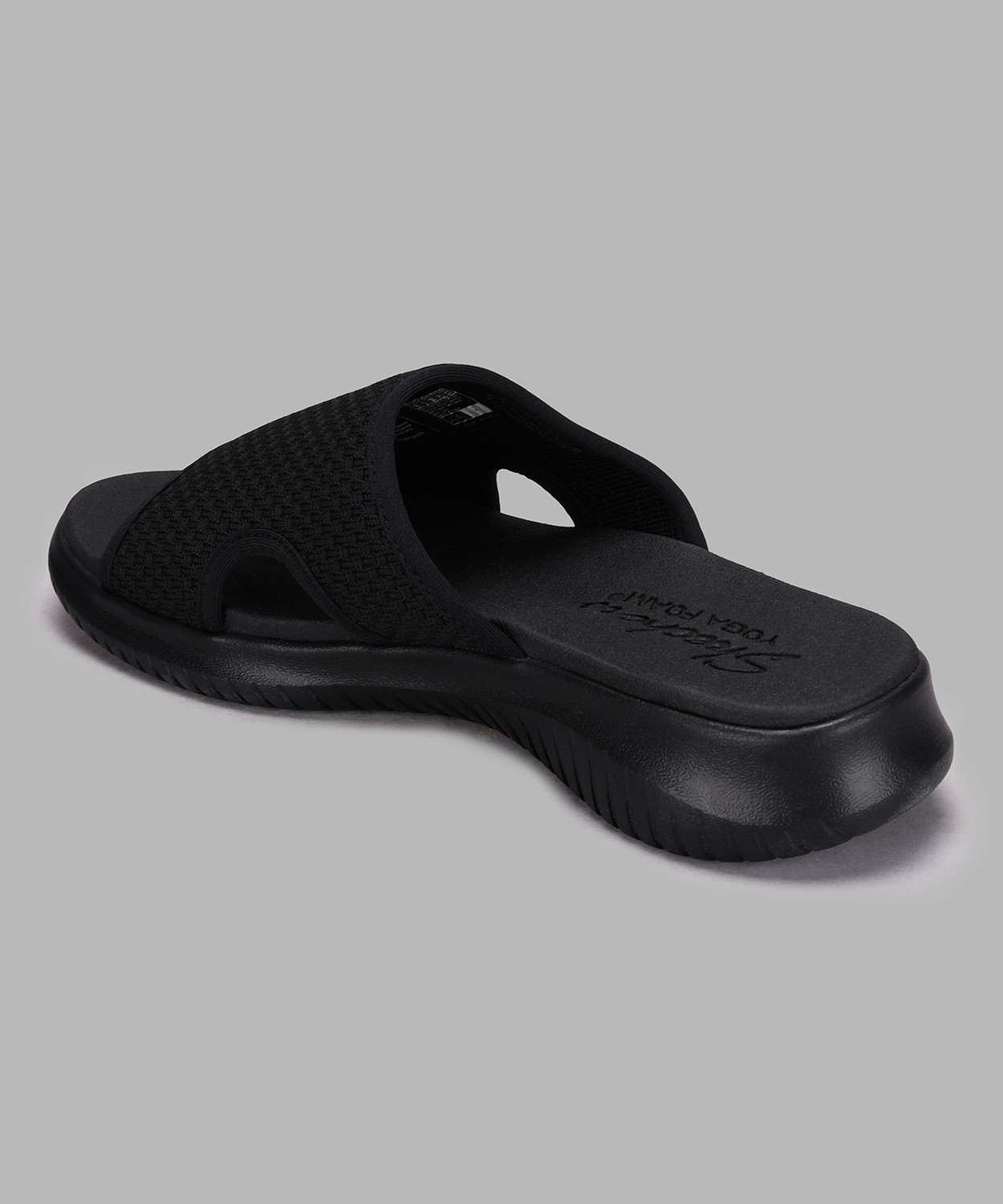 Image of Skechers Women Slides (Black, 3)