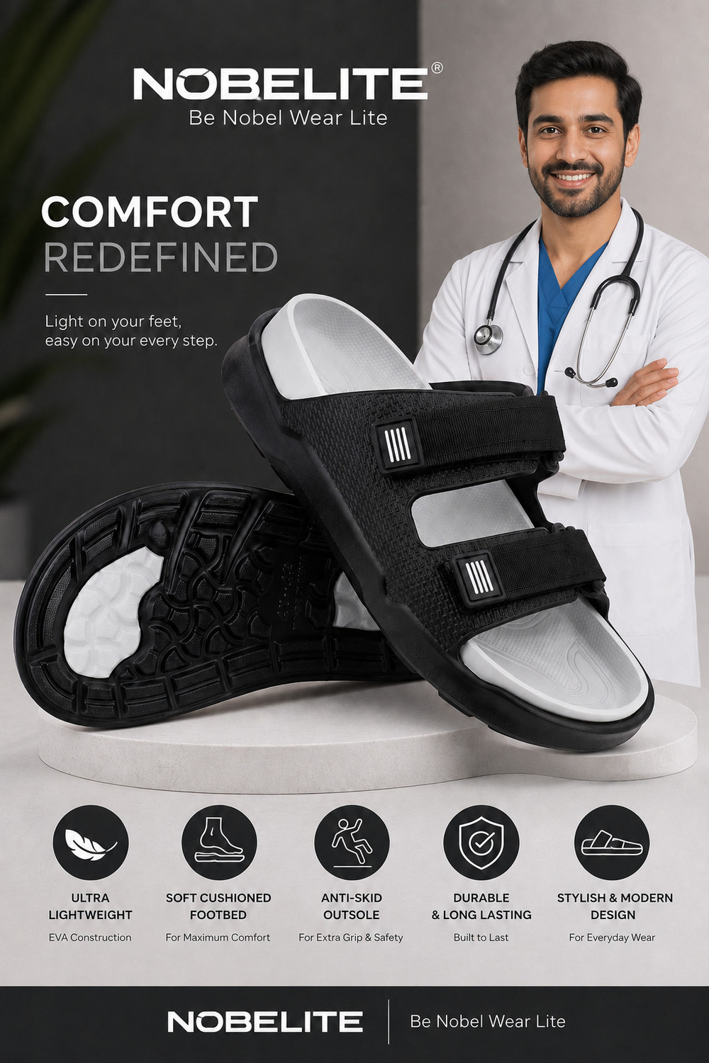 Image of NOBELITE Men Flip Flops