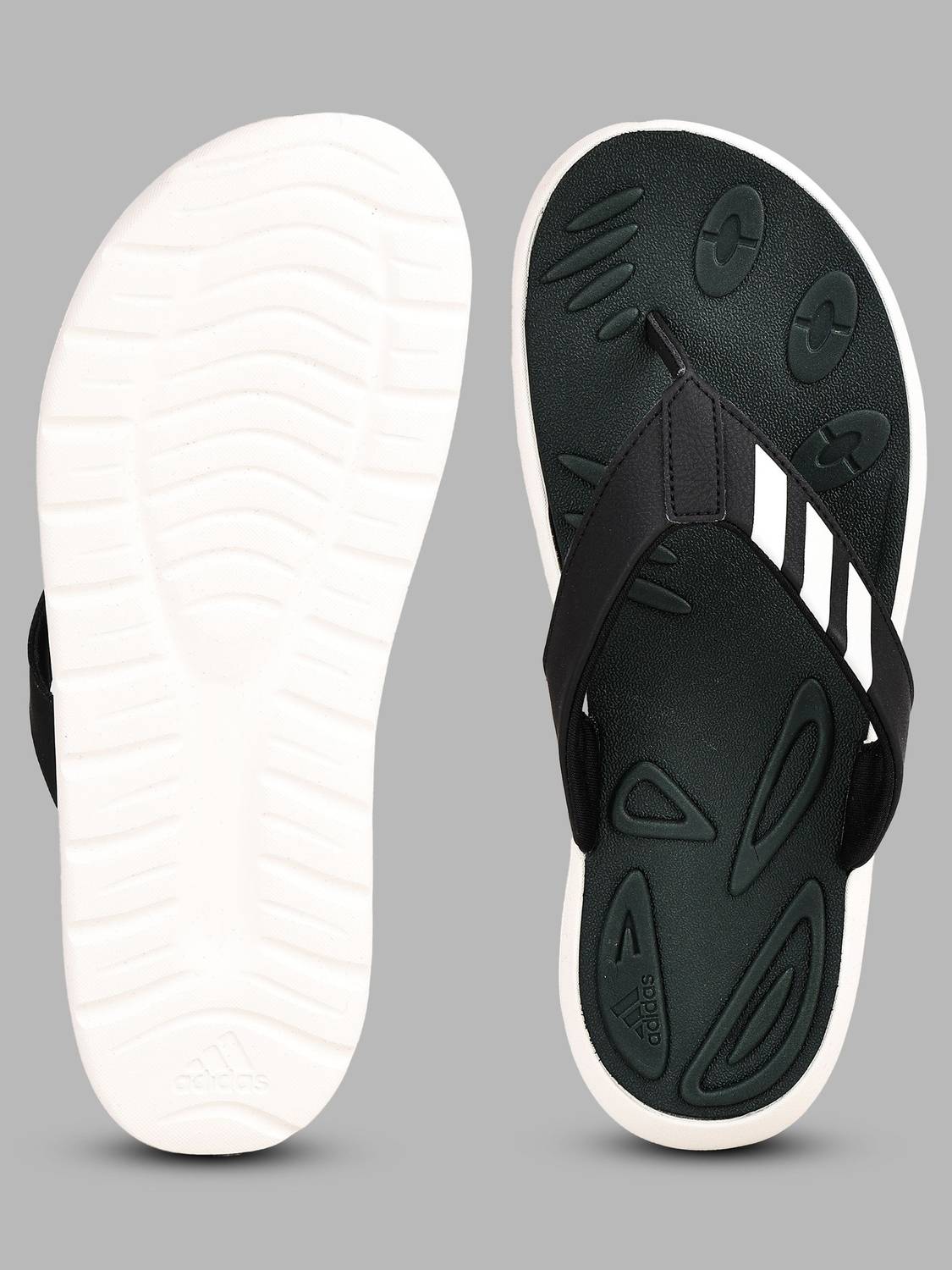 ADIDAS Unisex Black Flip Flops - Image 5