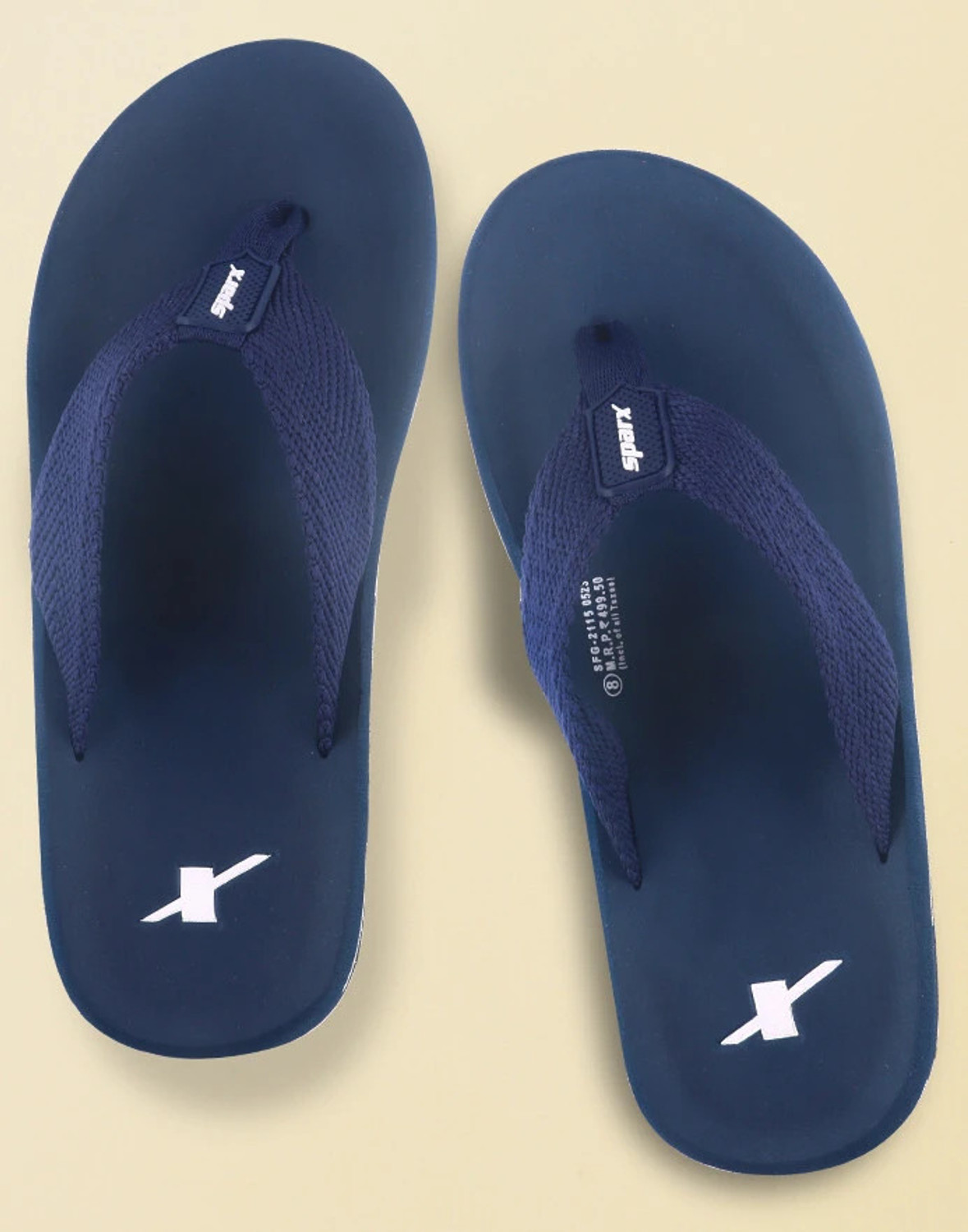 Image of Sparx Men Flip Flops (Navy, 12)