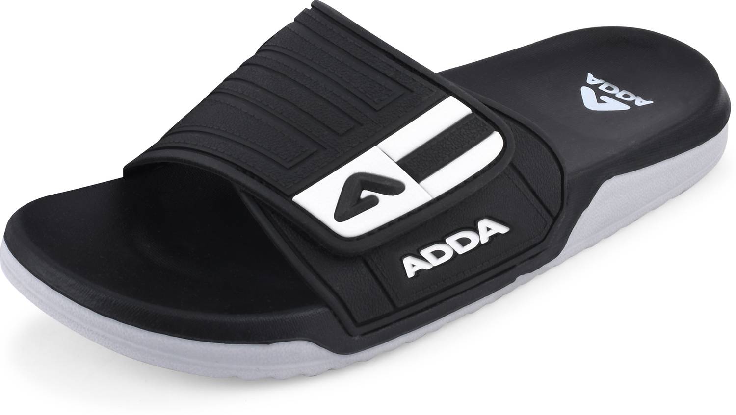 Adda Men Black Slides - Image 2