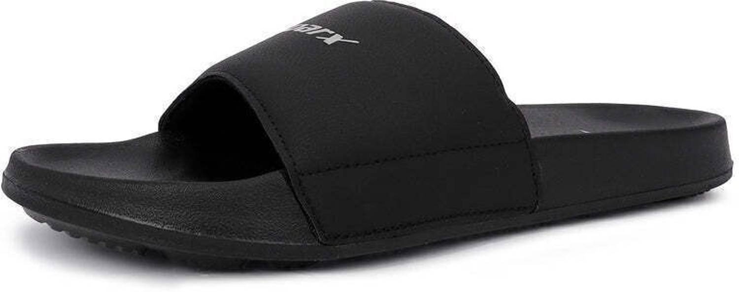 Sparx Men Black Slides - Image 4