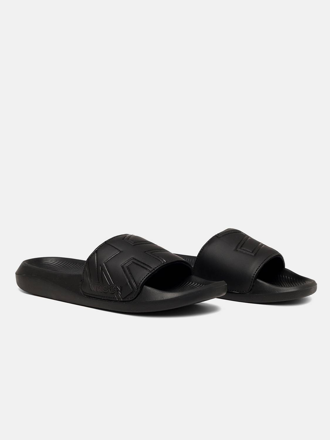 WROGN Men Black Slides - Image 4