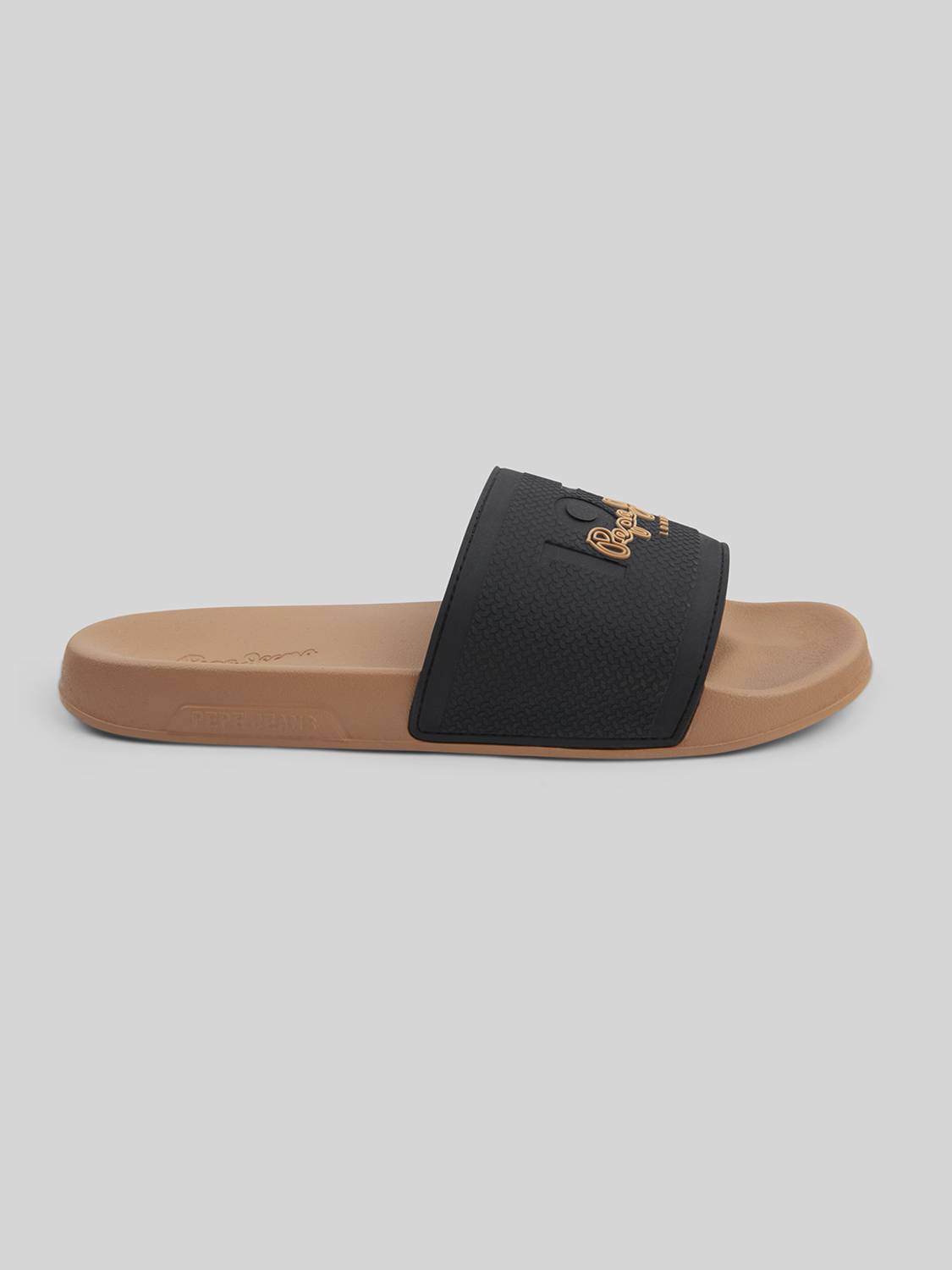 Pepe Jeans Men Brown Slides - Image 3