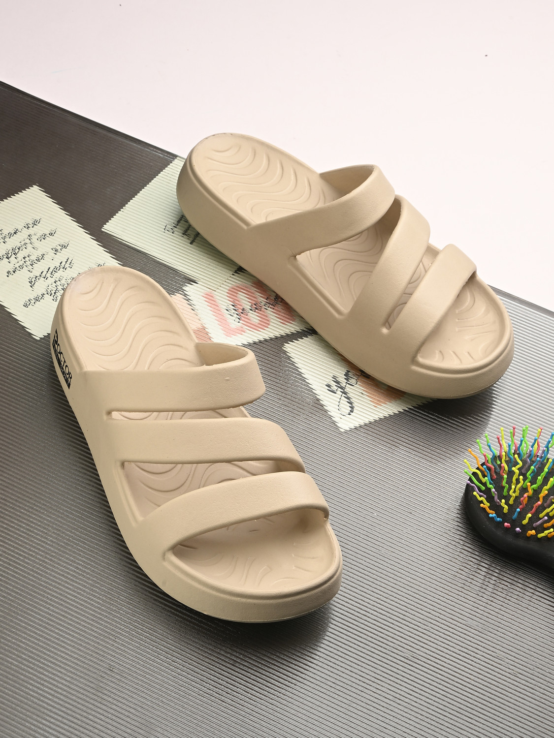 Image of DOCTOR FEEL SOFT Women Slippers with Soft Cushion Sole for Daily Wear Comfort and Support Everyday! Slippers