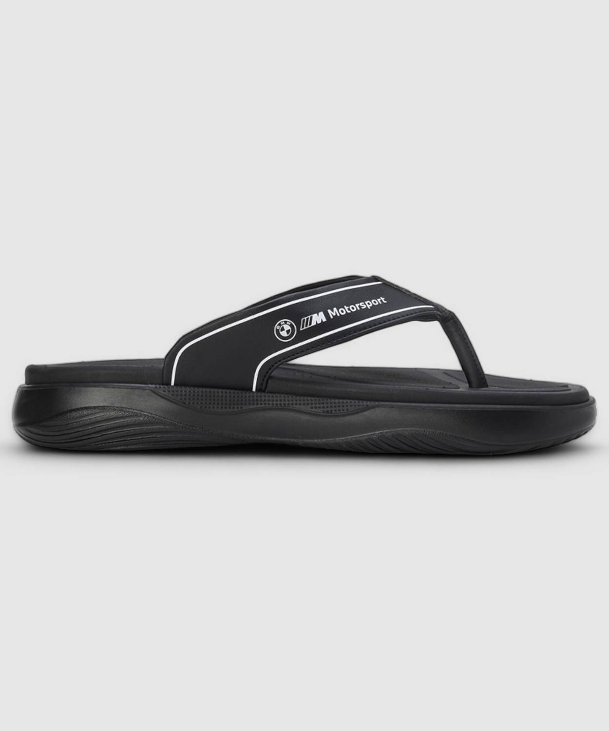 PUMA Men BMW MMS Softride Seave IN Flip Flops Black - Image 2
