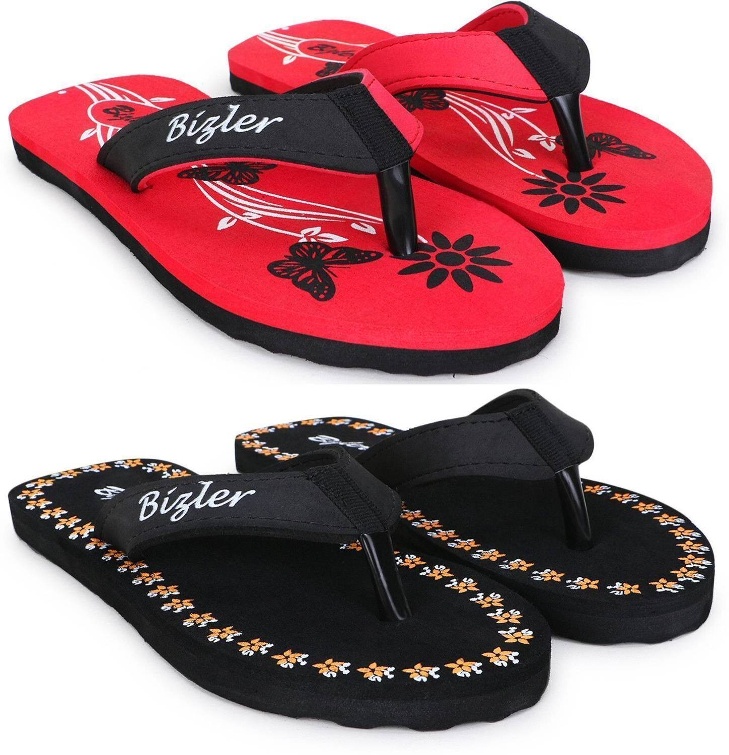 BIZLER Women Soft Ortho Slippers | Lightweight, Non-Slip & Stylish Daily Wear Slippers