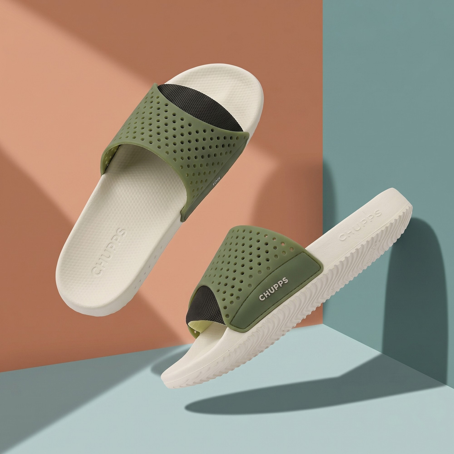 Image of Chupps Men Dink Ergo-X Orthopedic Sliders Slides