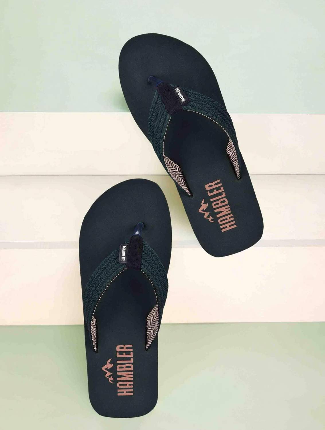 Hambler Men's Extra Soft Lightweight Flip Flops - Image 1