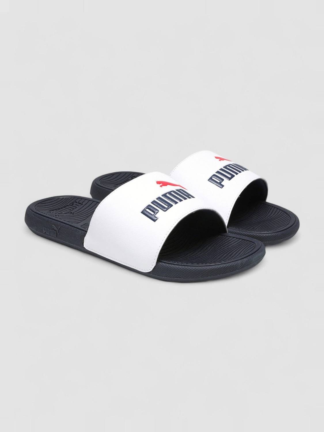 PUMA Men Cool Cat 2.0 Res Slides White - Image 1