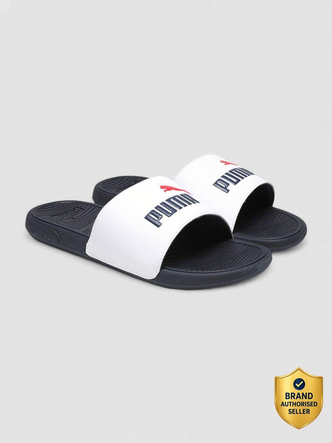 PUMA Men Cool Cat 2.0 Res Slides White - Image 1