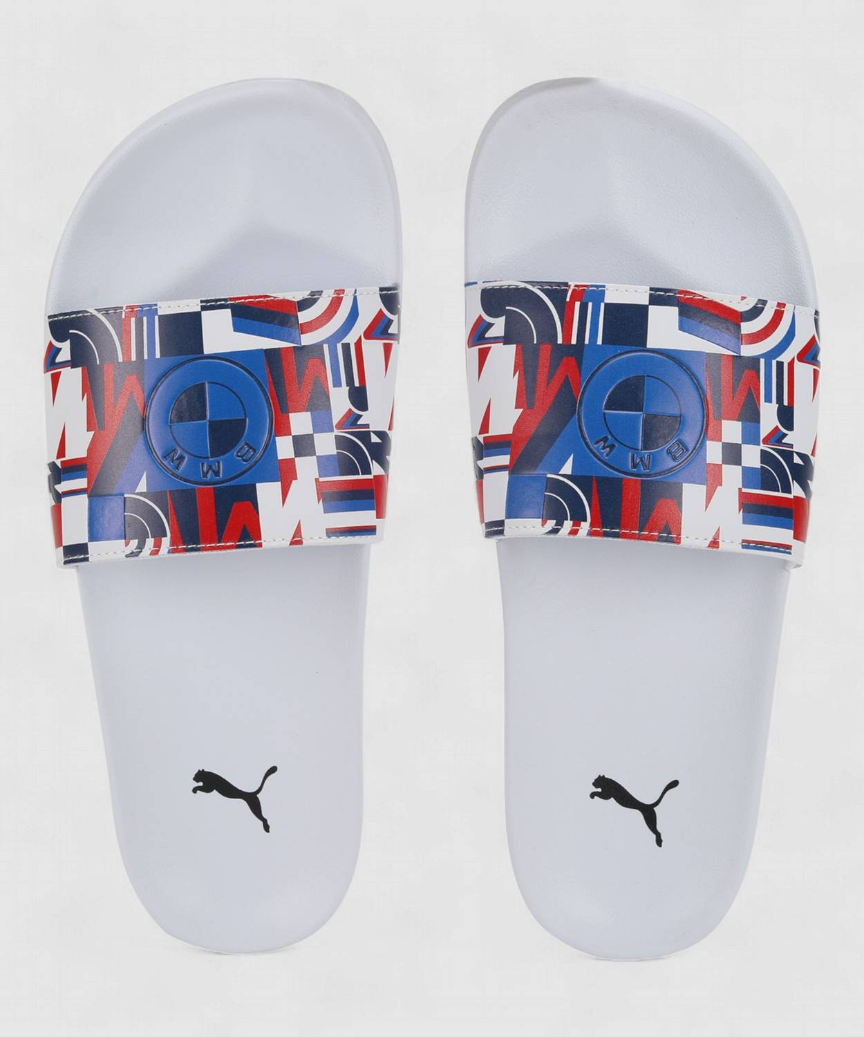 PUMA Men BMW MMS Leadcat 2.0 Slides Blue - Image 2