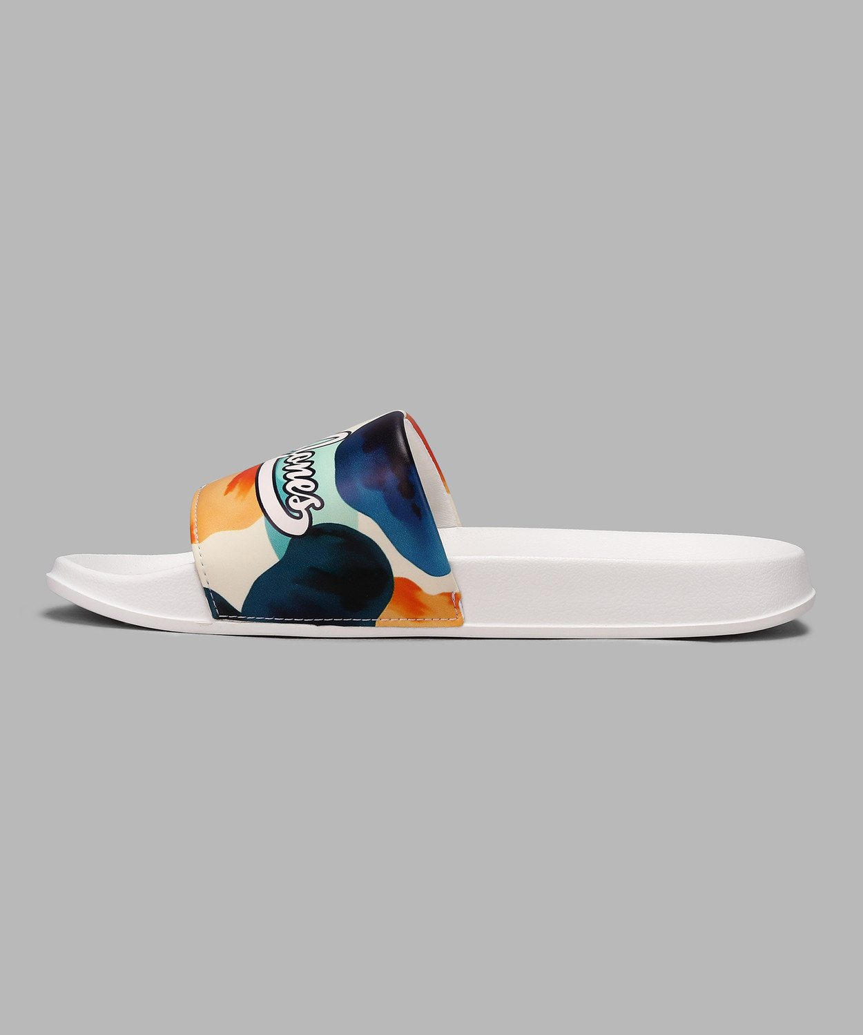 Image of JACK & JONES Men Slides (Black, 10 Euro)