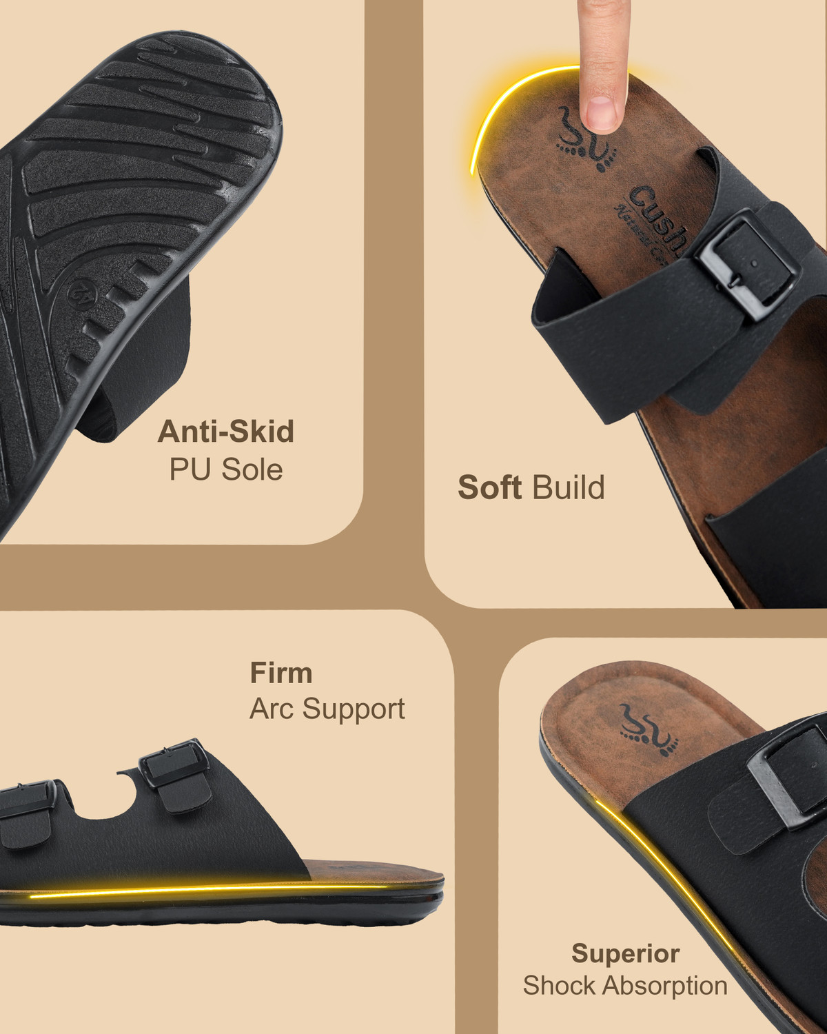 Image of Cushiva Men Slippers
